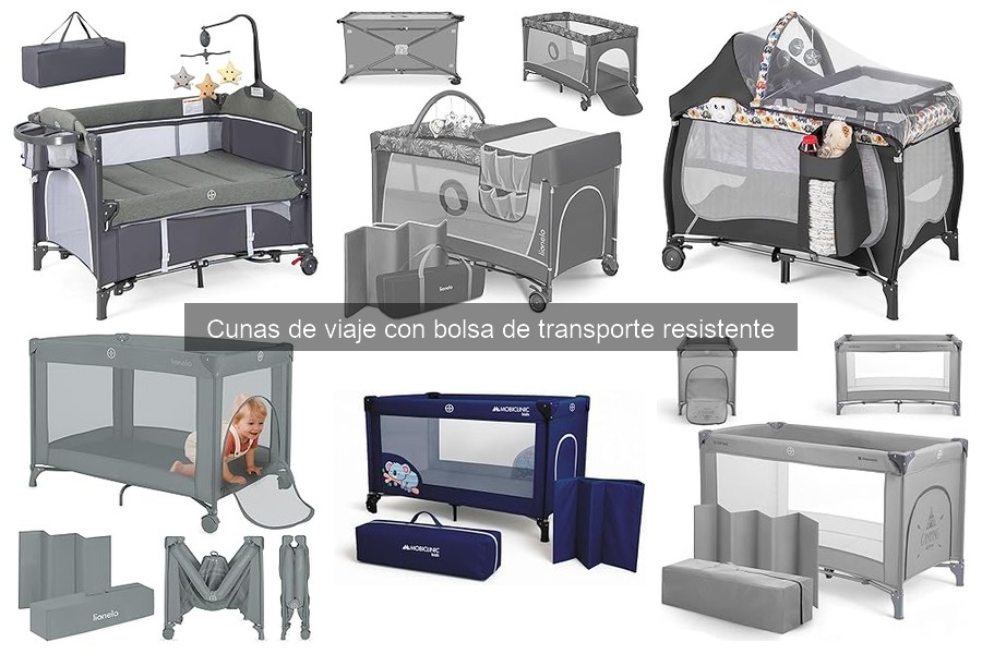 ** Cunas de viaje con bolsa: Normativas y seguridad para bebés