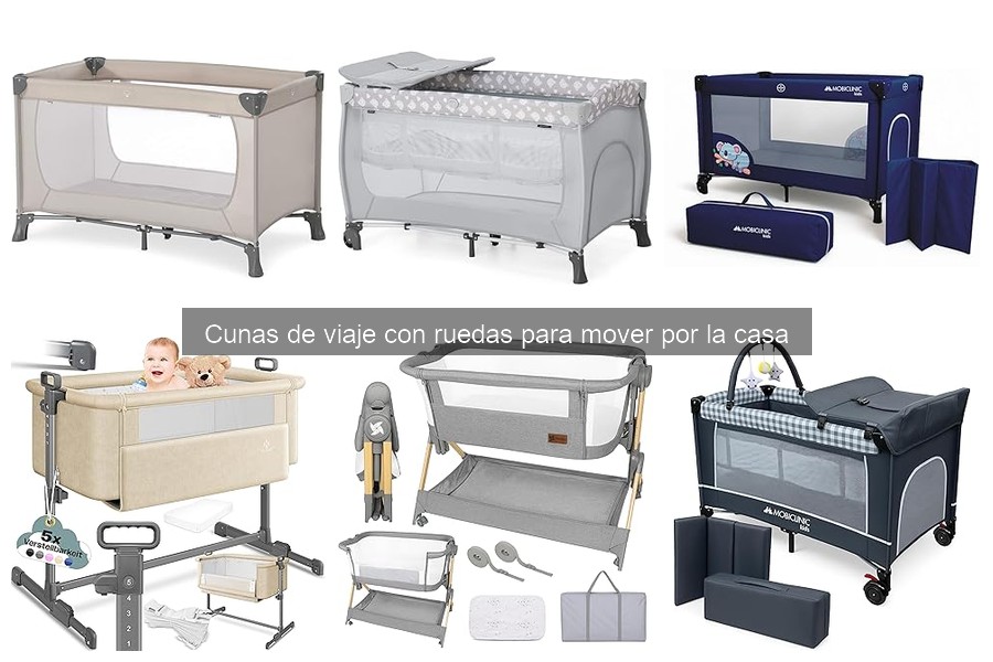 Cunas de viaje con ruedas: ¿son adecuadas para exteriores?