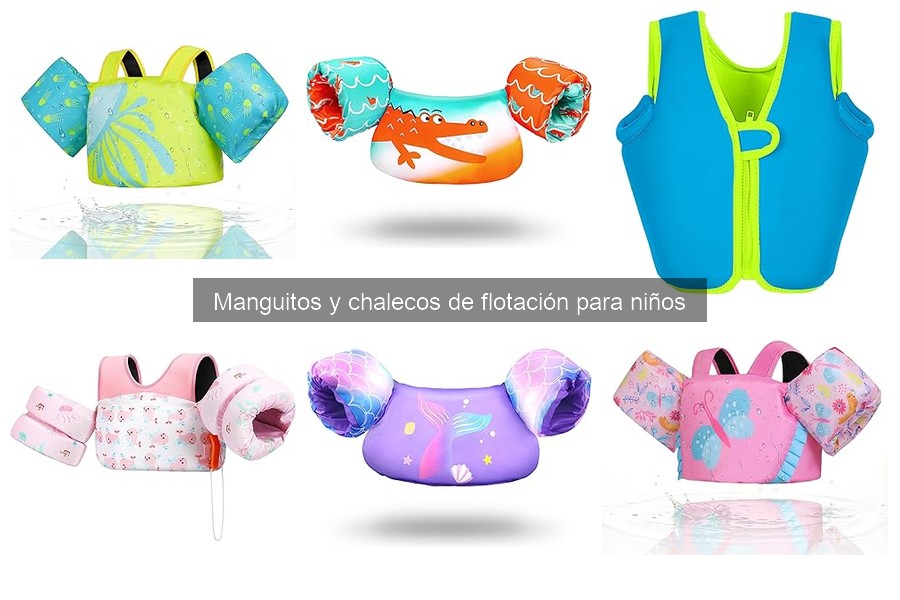 Descubre los manguitos y chalecos de flotación para niños