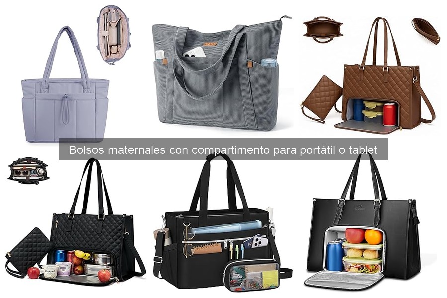 Descubre qué es un bolso maternal con compartimento para portátil