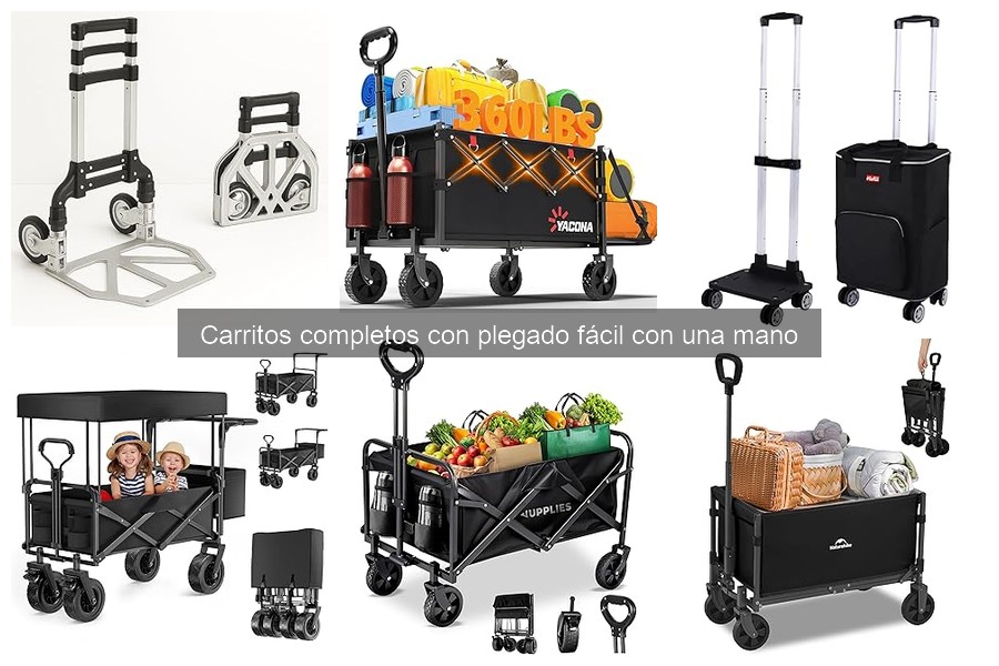 Dónde comprar carritos completos con plegado fácil a buen precio