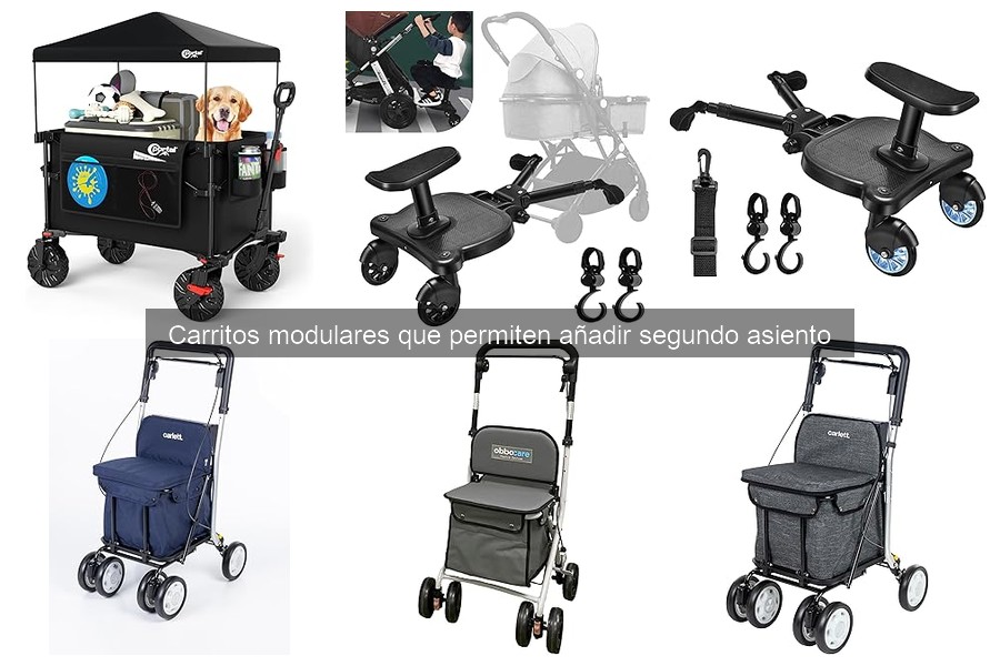 Dónde comprar carritos modulares con segundo asiento online