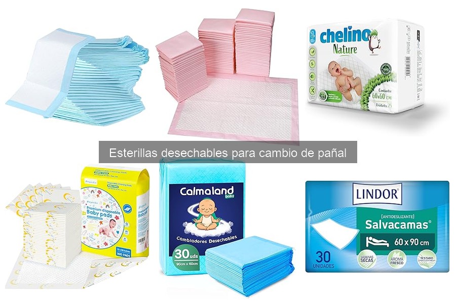 Dónde comprar esterillas desechables para cambiar pañales