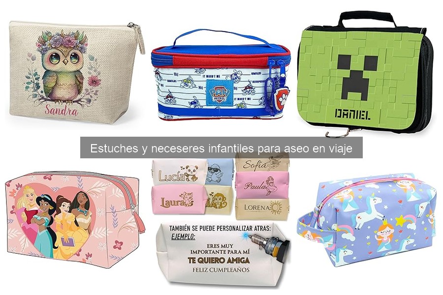 Dónde comprar estuches y neceseres infantiles para viajar