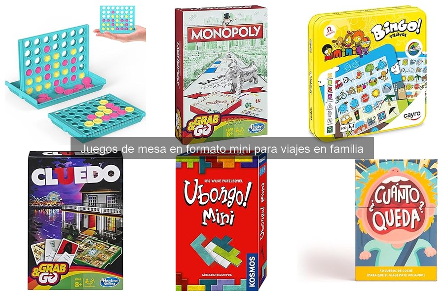 Dónde comprar juegos de mesa mini para viajar en familia
