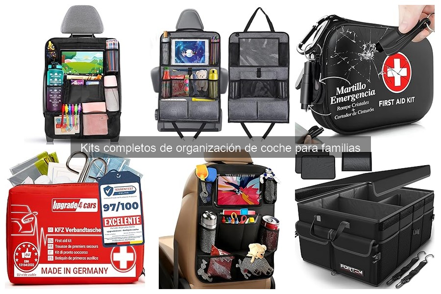 Dónde comprar kits de organización de coche para familias