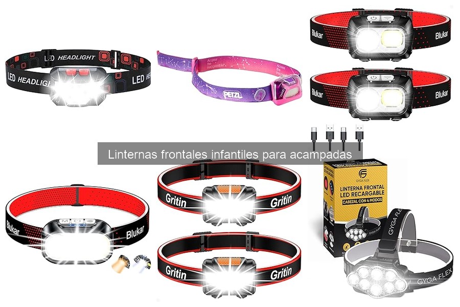 Dónde comprar linternas frontales infantiles para acampadas
