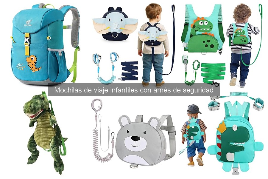 Dónde comprar mochilas de viaje infantiles con arnés de seguridad