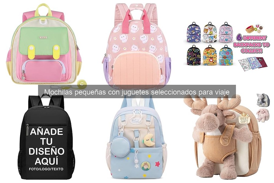 Dónde comprar mochilas pequeñas con juguetes para viajes