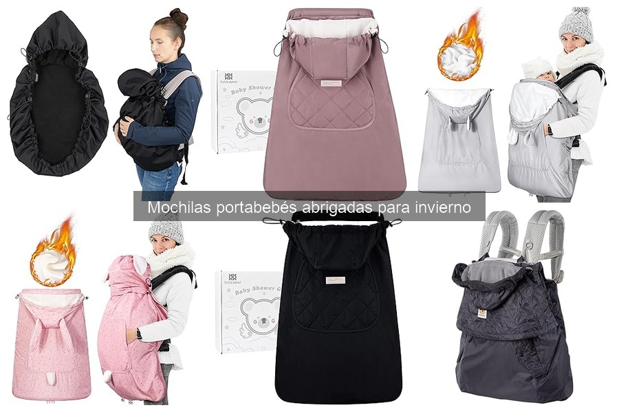 Dónde comprar mochilas portabebés abrigadas para invierno