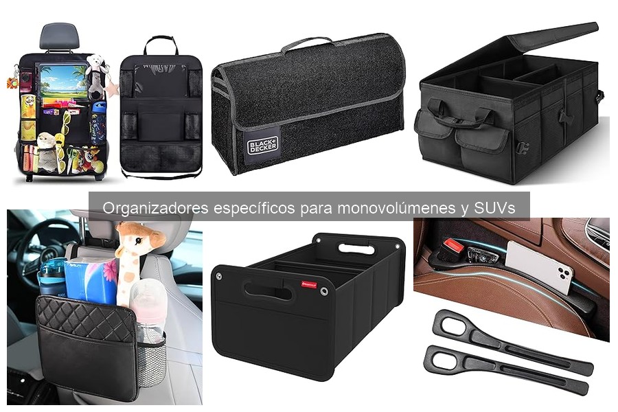 Dónde comprar organizadores para monovolúmenes y SUVs