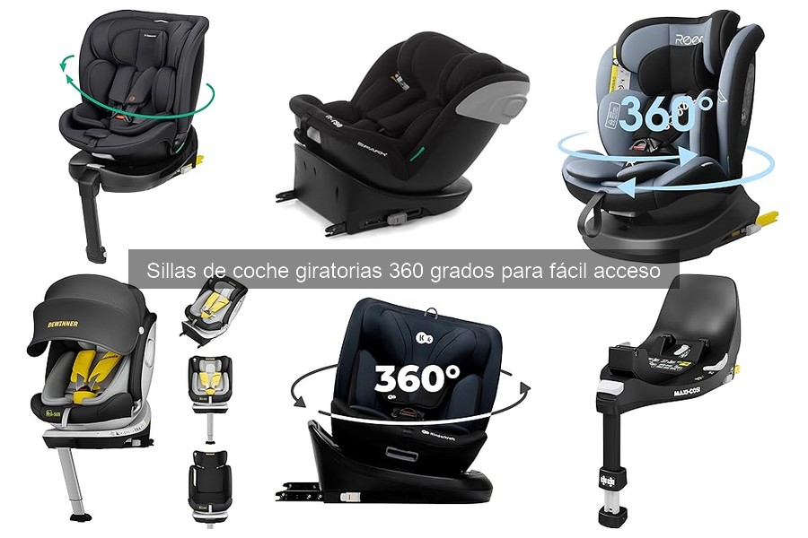 Dónde comprar sillas de coche giratorias 360° para bebés
