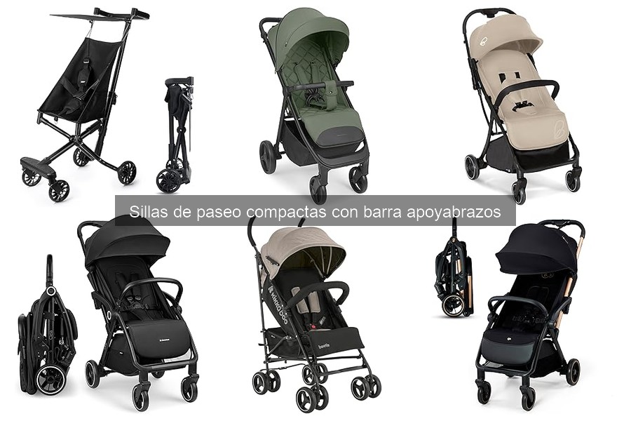 Dónde comprar sillas de paseo compactas con barra apoyabrazos
