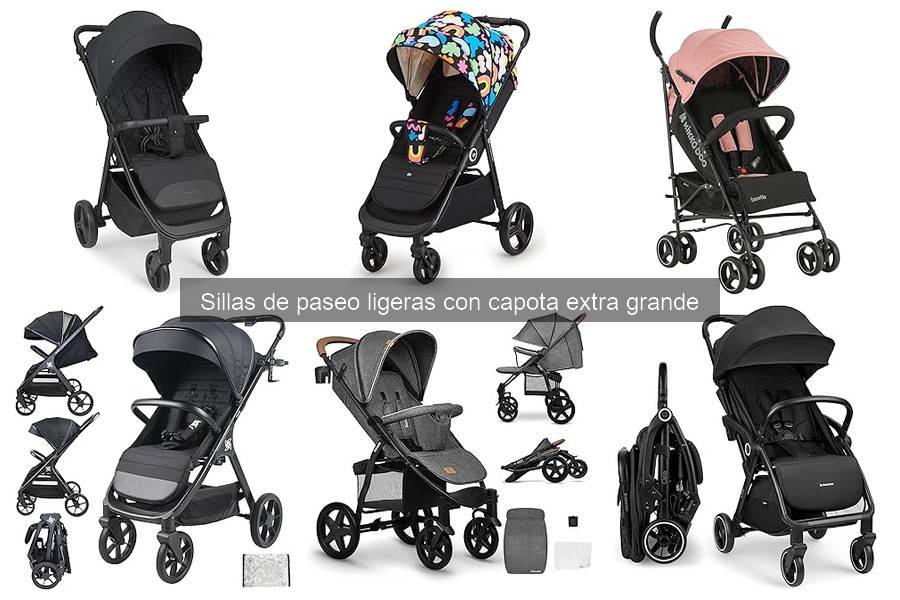 Dónde comprar sillas de paseo ligeras con capota XXL al mejor precio