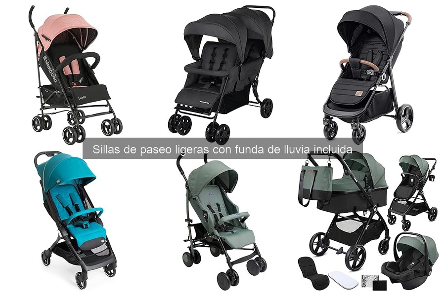 Dónde comprar sillas de paseo ligeras con funda de lluvia