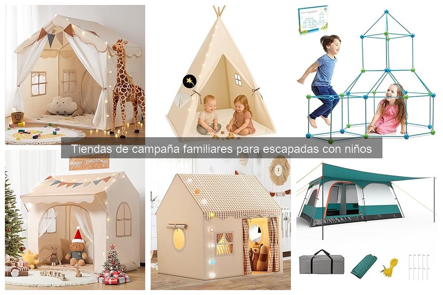 Dónde comprar tiendas de campaña familiares: guías y precios