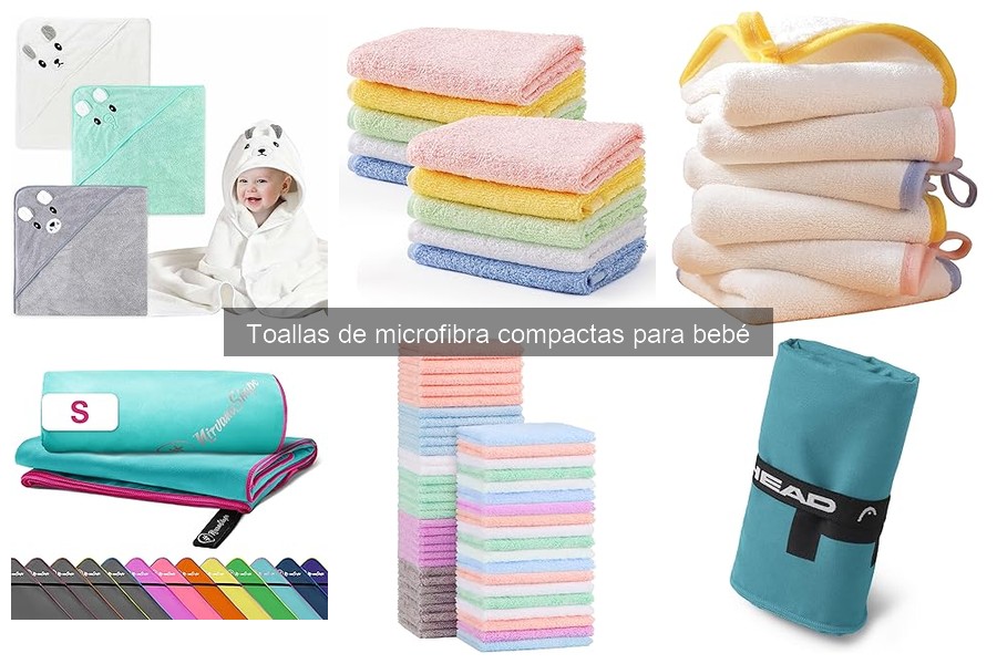 Dónde comprar toallas de microfibra compactas para bebés