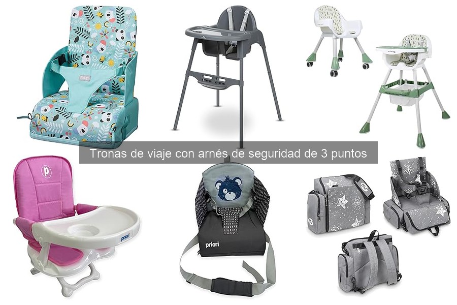 Dónde comprar tronas de viaje con arnés de seguridad