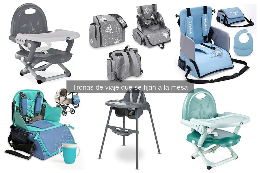 Dónde comprar tronas de viaje que se fijan a la mesa