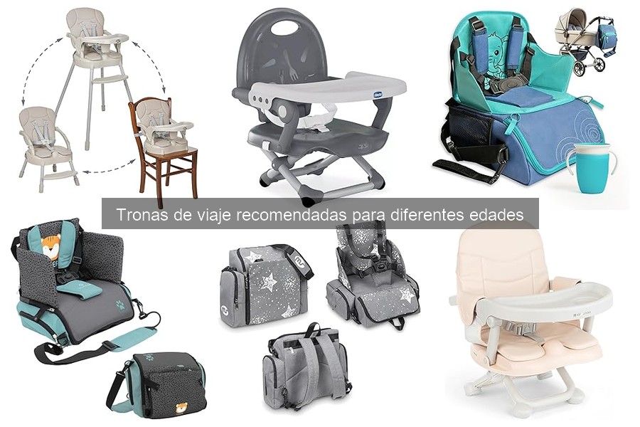 Dónde comprar tronas de viaje recomendadas para bebés