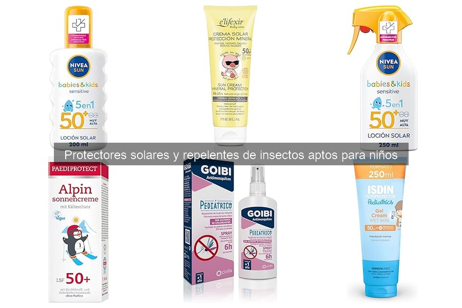 Eficacia de los repelentes de citronela para niños