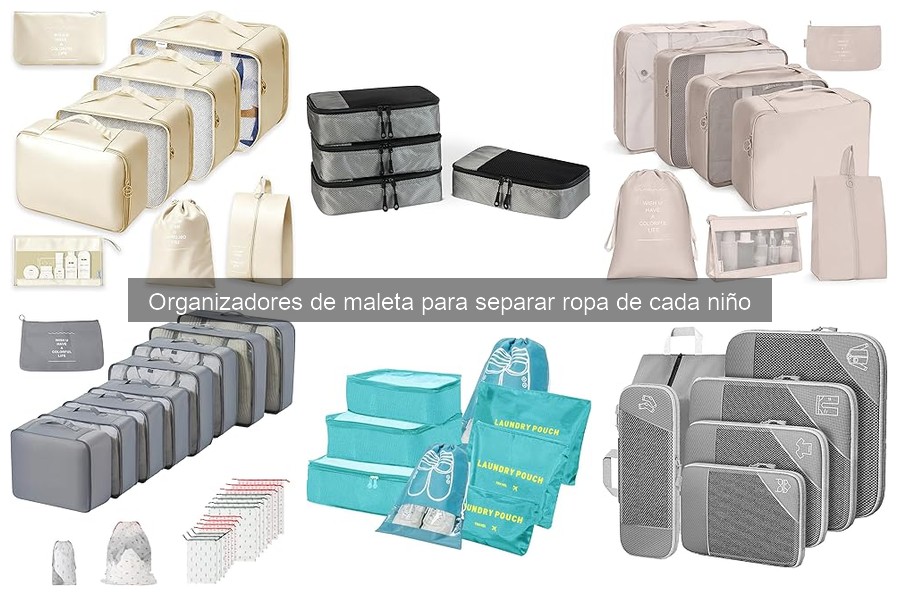 Errores comunes al usar organizadores de maleta para niños