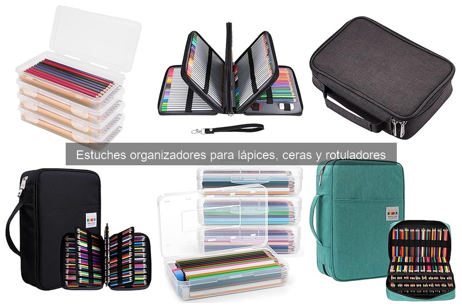 Estuches organizadores para lápices, ceras y rotuladores: qué son