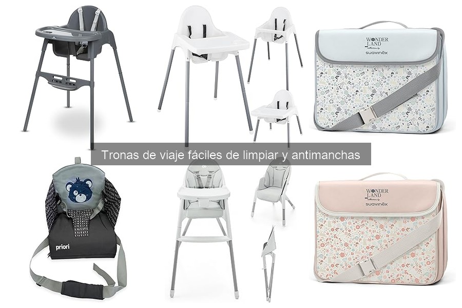 Evita estas características en tronas de viaje para bebés