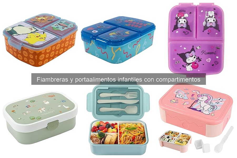 Fiambreras infantiles: ¿Son seguras las con compartimentos?