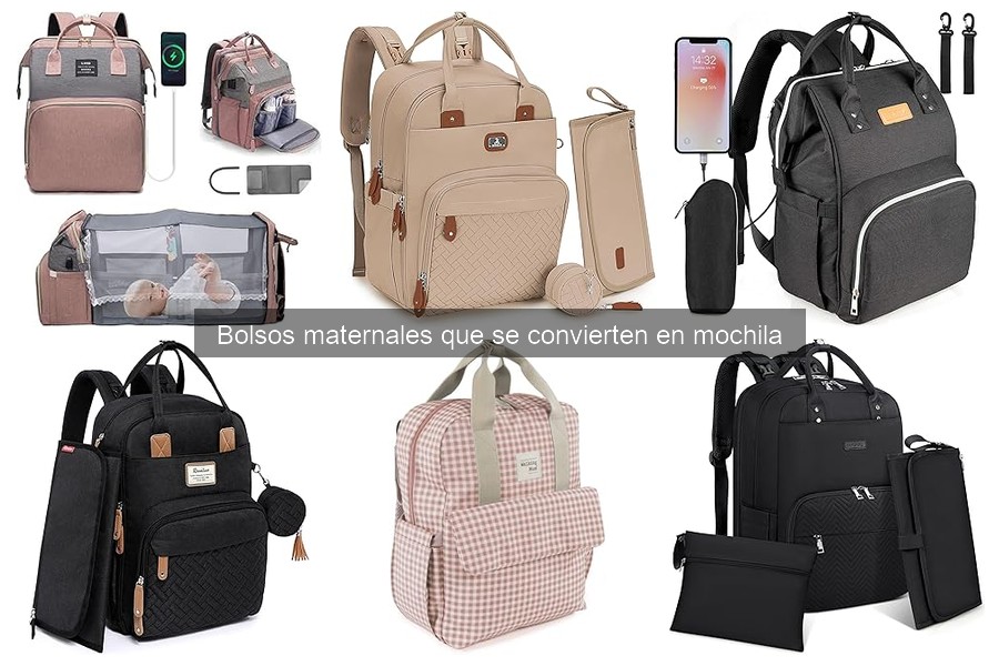 Guía de compra de bolsos maternales convertibles en mochila