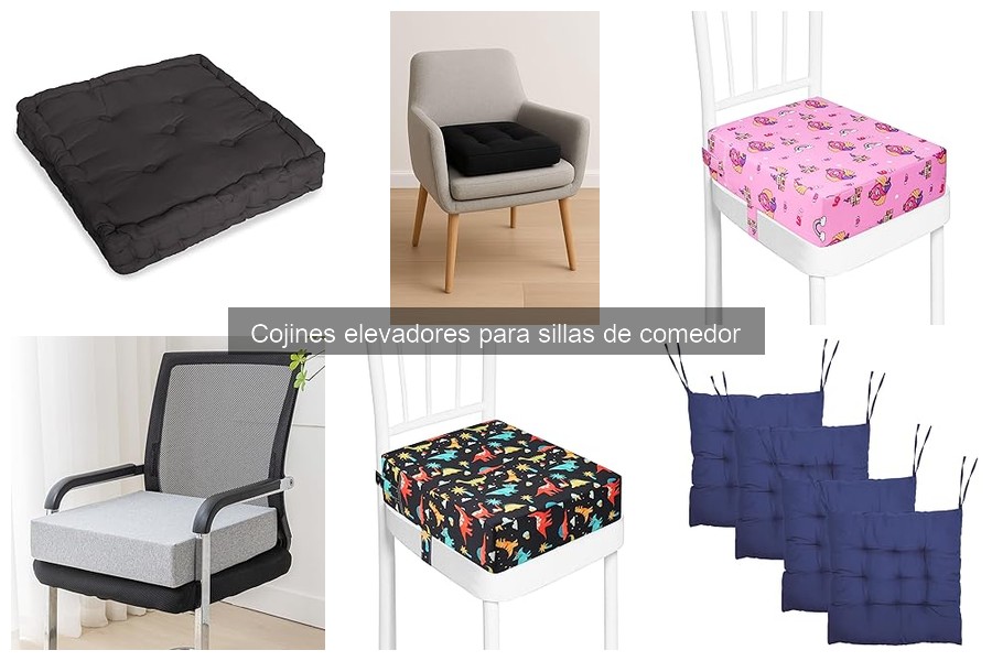 Guía de compra de cojines elevadores para sillas de comedor