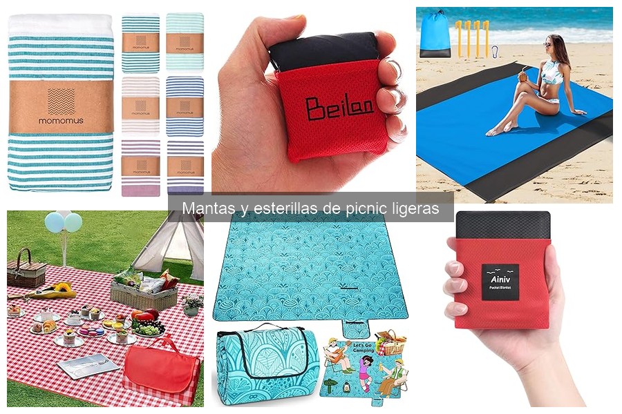 Guía de compra de mantas y esterillas de picnic ligeras