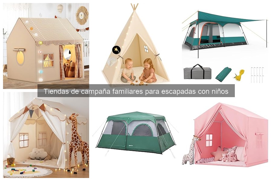 Guía de compra de tiendas de campaña familiares para niños