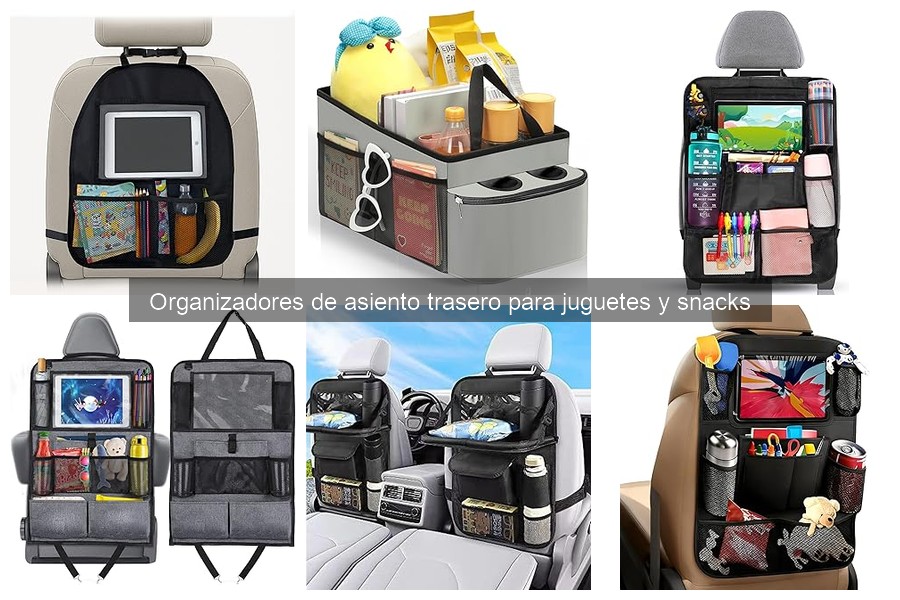 Guía de compra: organizadores de asiento trasero para coche