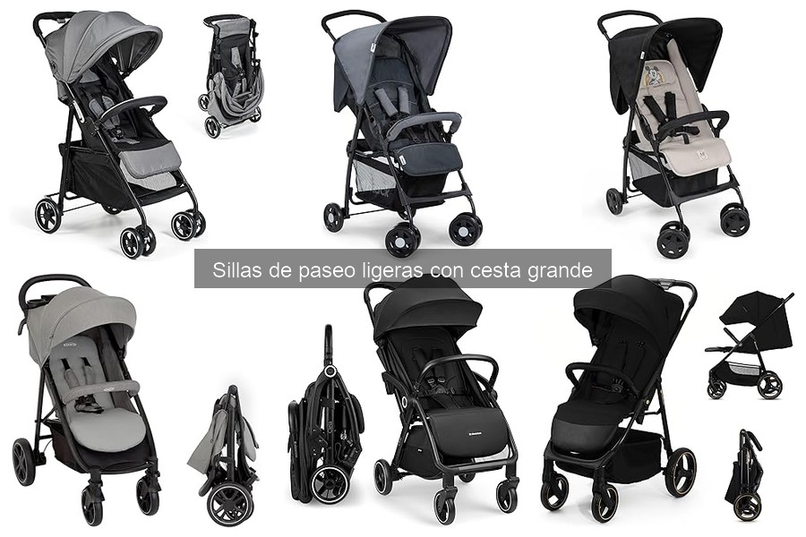 Guía de compra: Sillas de paseo ligeras con cesta grande