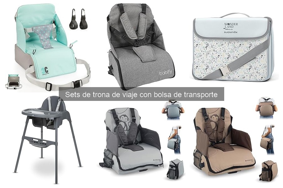 Guía de seguridad para sets de trona de viaje con niños