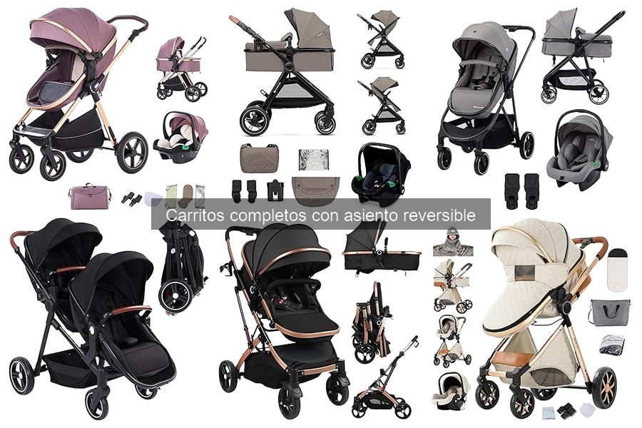 Guía para elegir carritos completos con asiento reversible