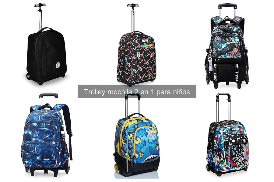 Guía para elegir el mejor trolley mochila 2 en 1 para niños