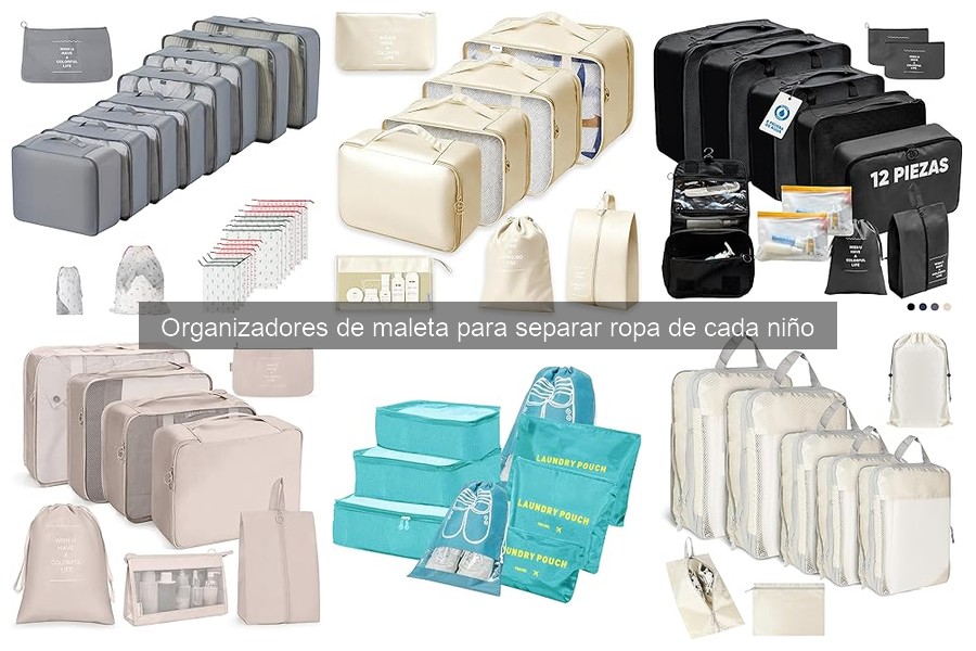 Guía para elegir el organizador de maleta para niños