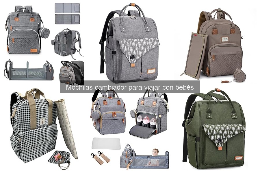 Guía para elegir la mejor mochila cambiador para viajar