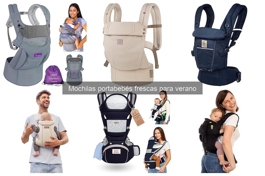 Guía para elegir mochilas portabebés frescas en verano