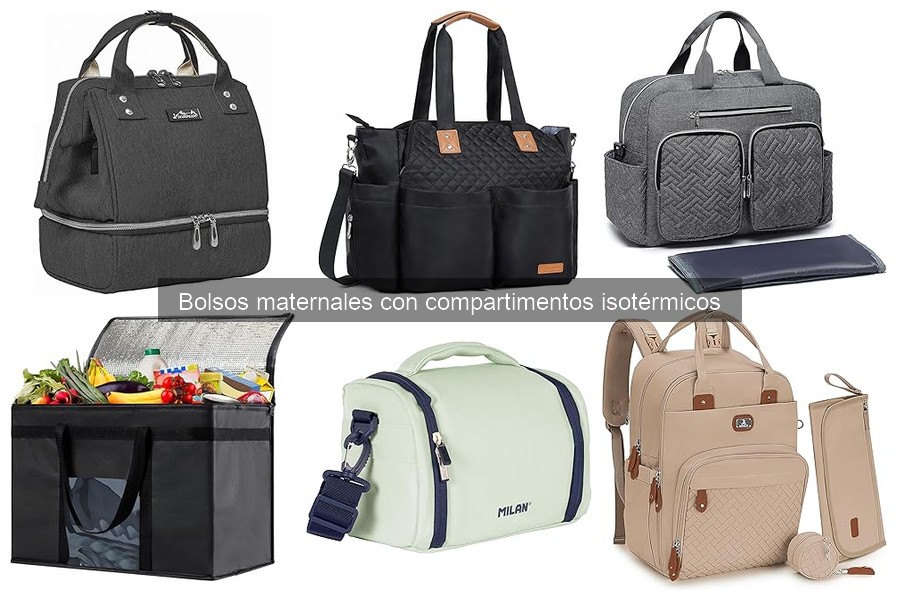 Guía para elegir un bolso maternal con compartimentos isotérmicos