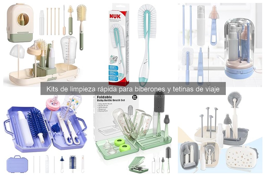 Guía para usar kits de limpieza rápida de biberones