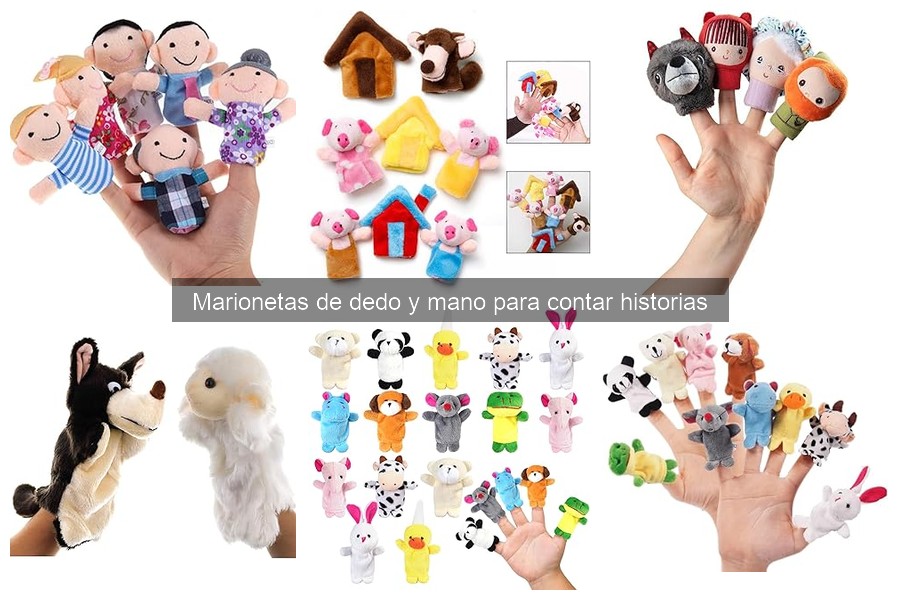 Ideas creativas de historias con marionetas de dedo y mano