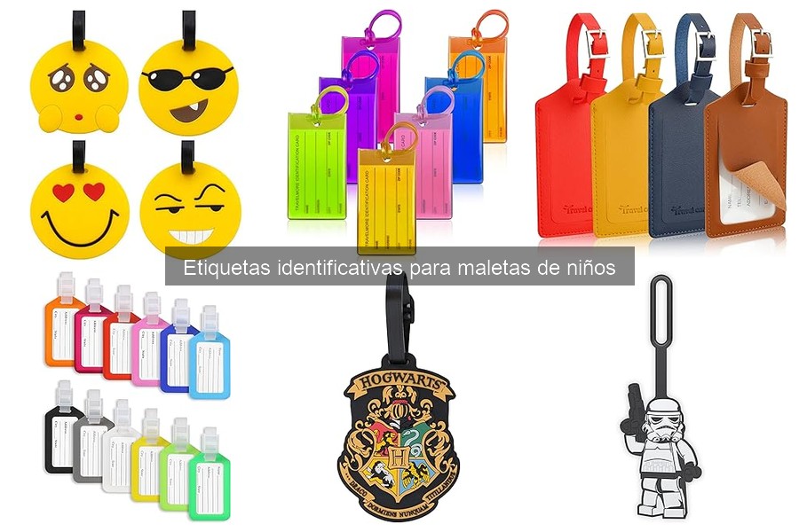 Ideas Creativas para Etiquetas de Maletas de Niños