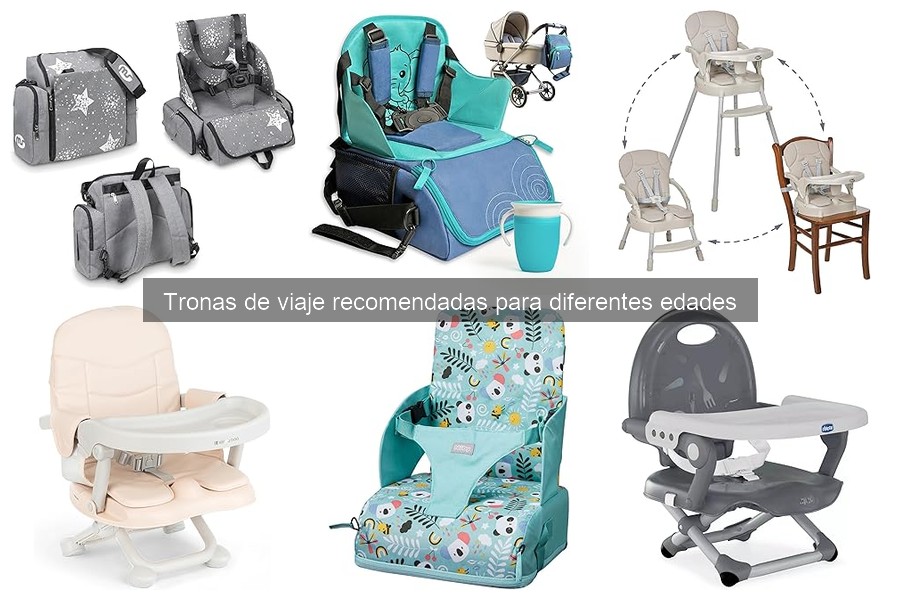 Instrucciones para instalar tronas de viaje correctamente