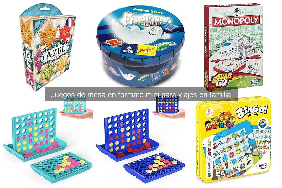 Juegos de mesa mini recomendados por edad para viajar