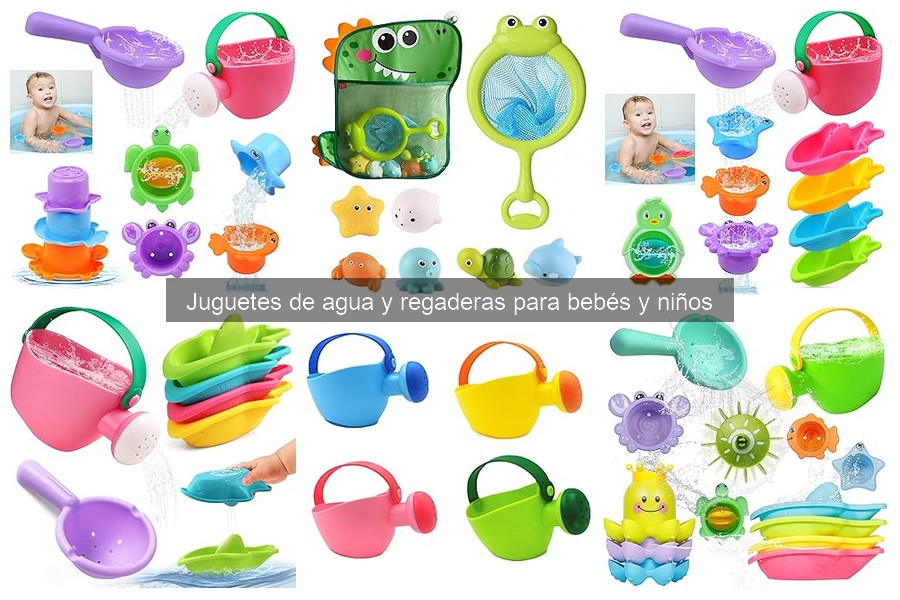 Juguetes de agua para bebés: Cómo usarlos de manera segura