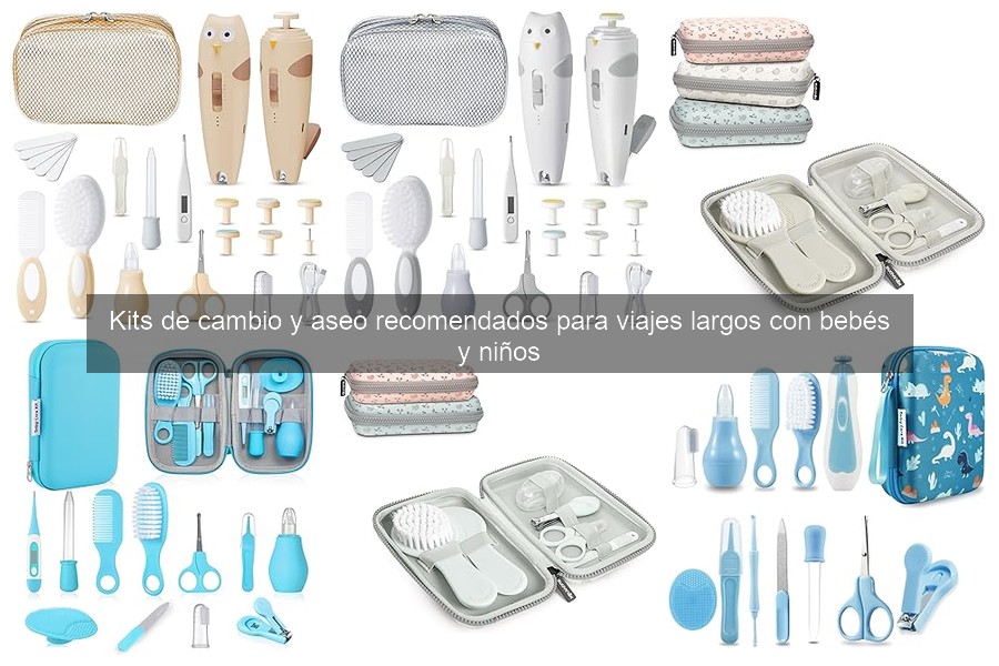 Kits de cambio y aseo a buen precio para viajar con bebés