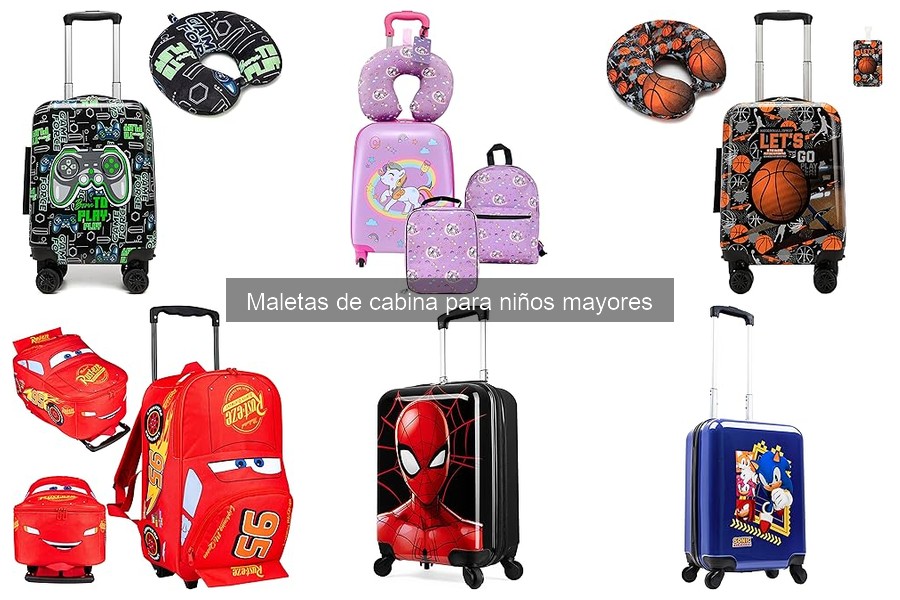 Las maletas de cabina más duraderas para niños